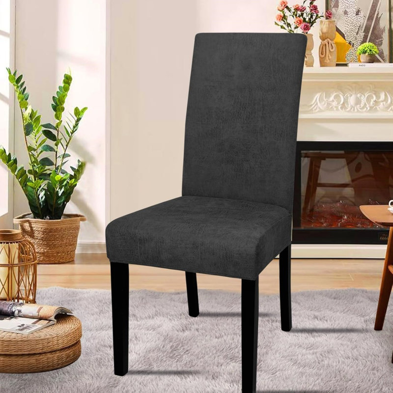 Dining Chair Slipcover, Black