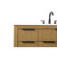 Meuble-lavabo simple 48 po en teck miel-588349377-588349406