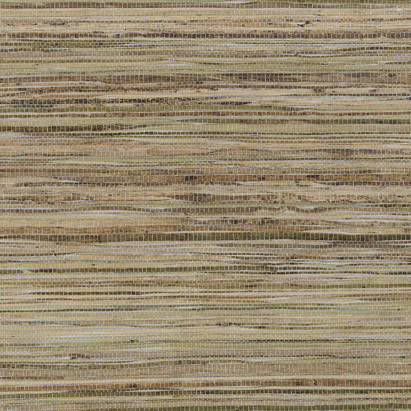 Papier peint en jute brut brut 24 'x 36 "Decorator Grasscloth II, Argenté / brun / beige