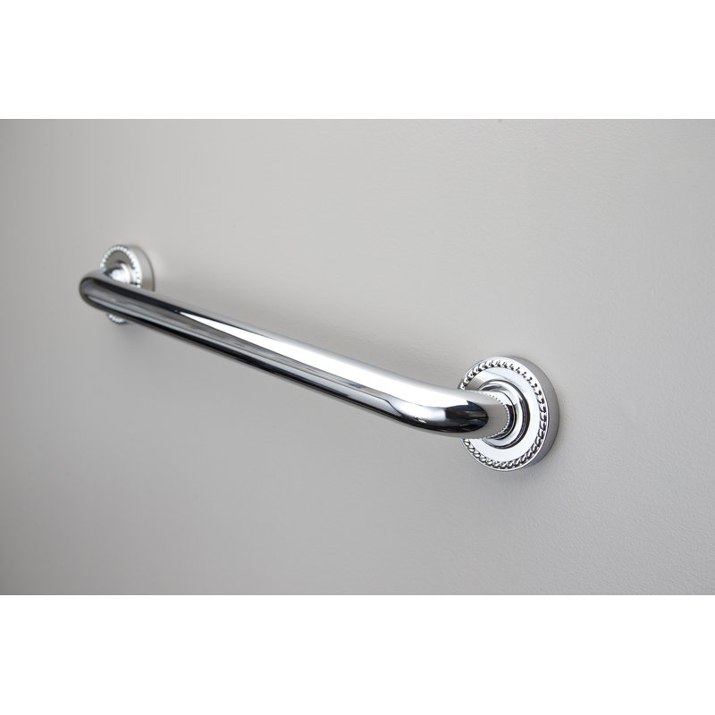 Canterbury Grab Bar, Polished Chrome, 18" W
