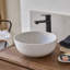 Elea Round Brown Premium Terrazzo Bathroom Sink-733659705