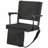 2PCS Portable Stadium Seat with Armrest, Back Support, and Thick Cushion for Comfortable Viewing at Sports Events