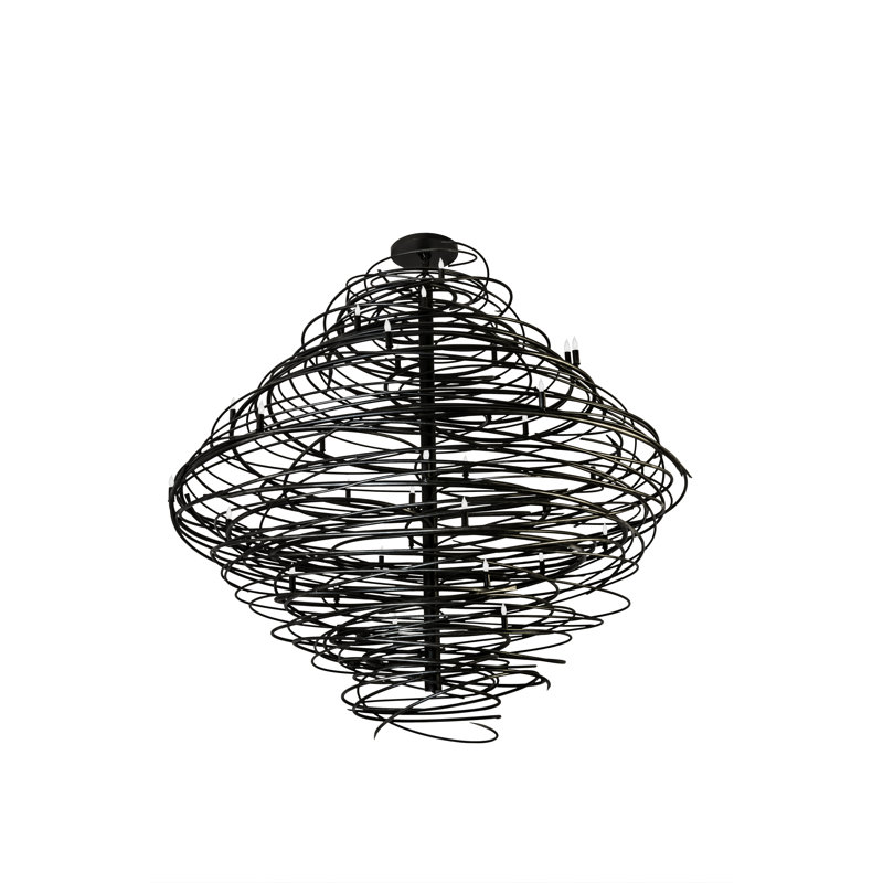 Cyclone 36 - Light Dimmable Tiered Chandelier
