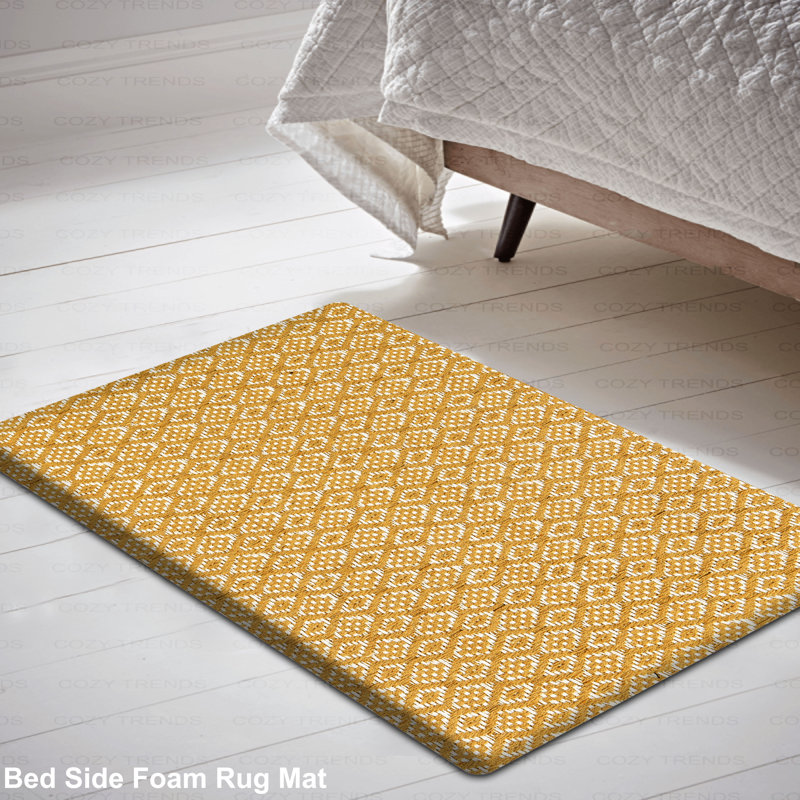 Tapis anti-fatigue Josianne, Jaune / Or
