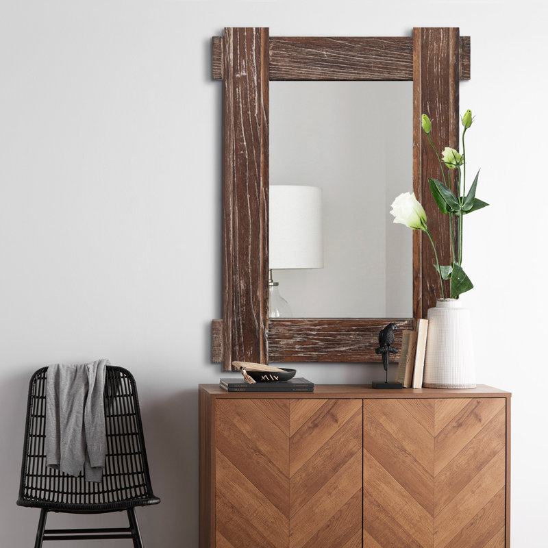 Miroir décoratif Maysville, Brun, H 36 po x l 24 po