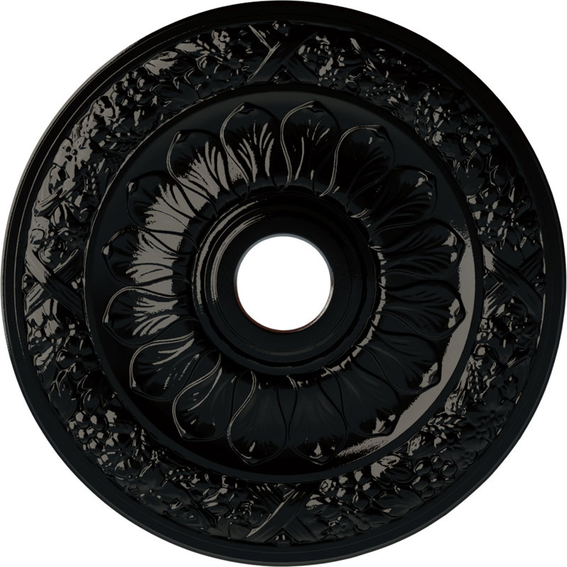 Swindon Ceiling Medallion, Black Pearl