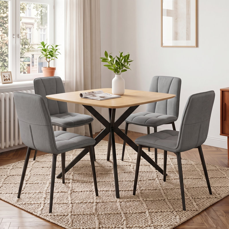 Chaise de salle à manger Nordic, Gray