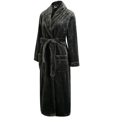 Gracelyn Fleece Girl / Woman+ Mid-Calf Bathrobe with Pockets