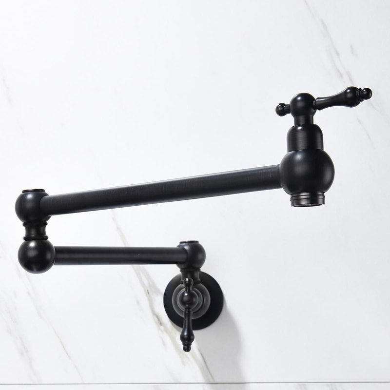 KISRAIS Kitchen Faucet, Matte Black
