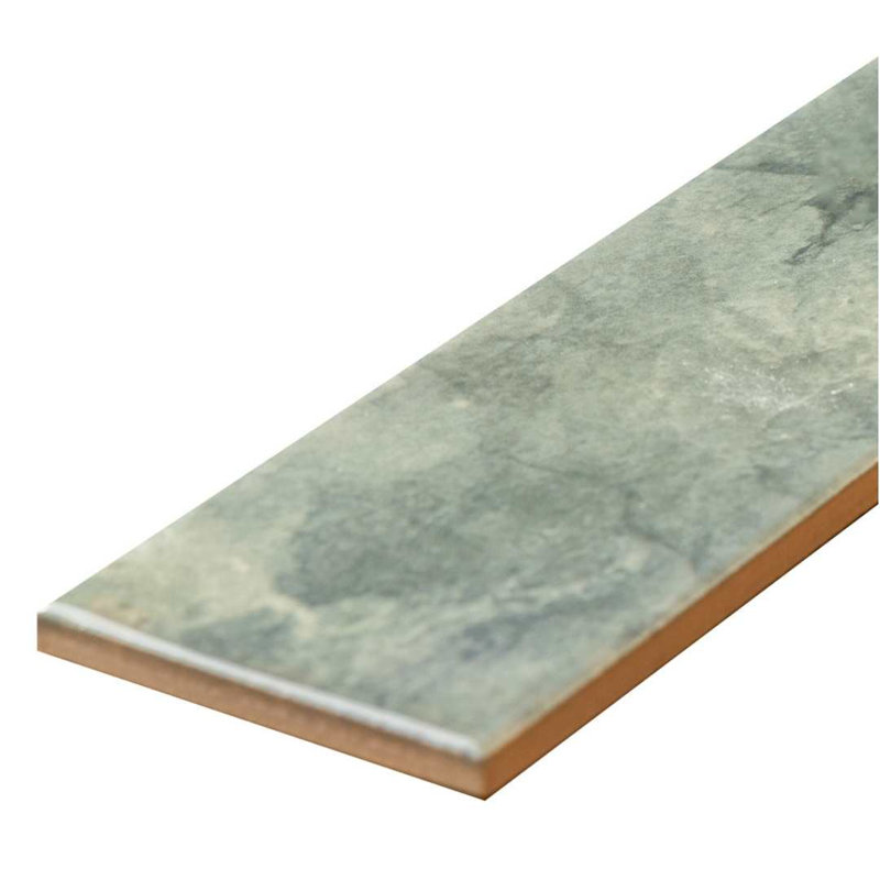 Avila 2.75" x 11.75" Ceramic Brick Look Subway Wall Tile, Green