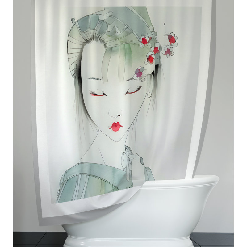 Rideau de douche Gerton, H 72 po x l 70 po