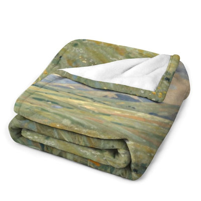 Jeté en flanelle Pastel Landscape Luxury