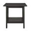 Table basse grise antique et 2 tables de bout, mobilier d'appoint transitionnel classique