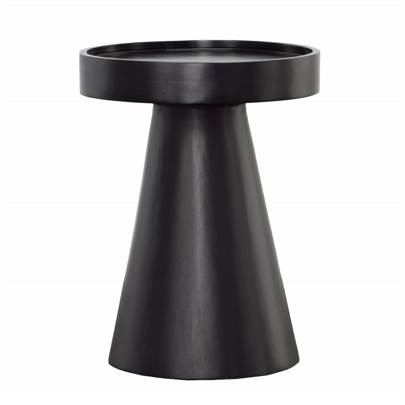 Table de bout Blandon Mango, noir sablé