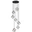 Luminaire suspendu géométrique à 7 lumières Grgies-1354044720