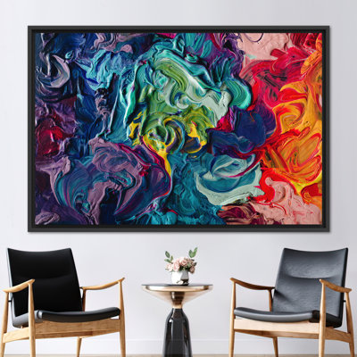 Colorful, Different Color Canvas Art, Contemporary Canvas Art, Oil Painting Print, Abstract Artwork, Modern Wall Art, Colorful Art Canvas,