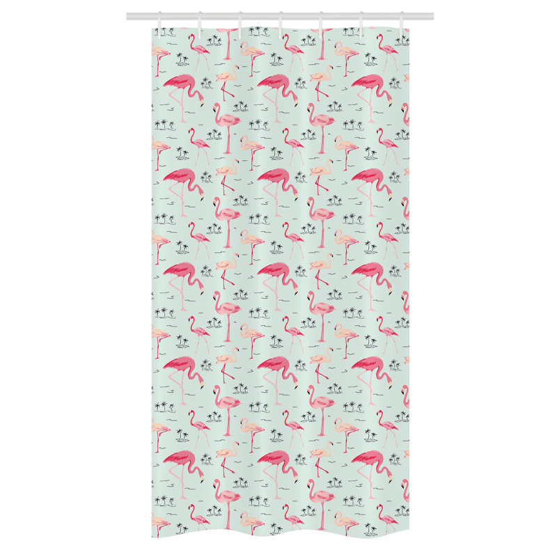 Shower Curtain with Hooks Included, 72" H x 36" W