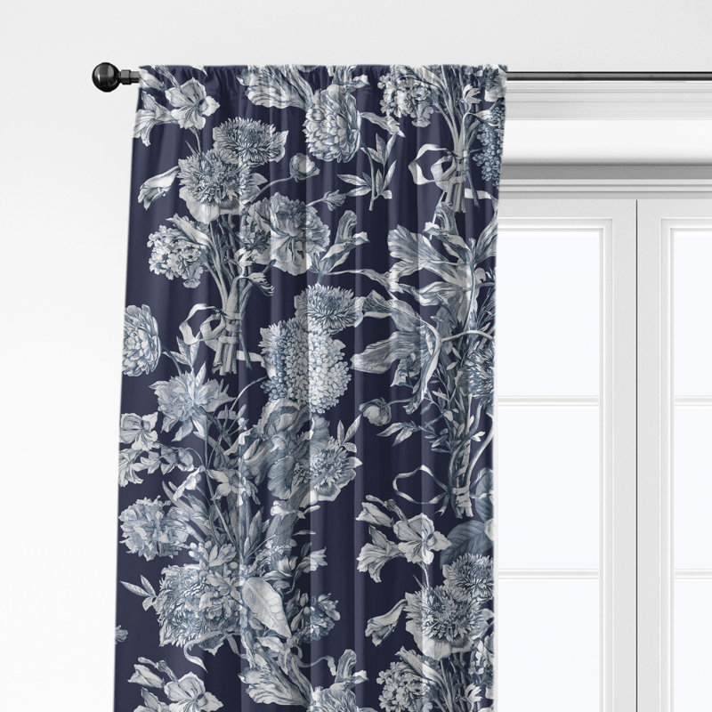 Ensemble de 2 rideaux en coton Alexandria, L 50 po x L 228 po