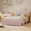 Lit double rembourré à DEL avec tiroirs de rangement et lit pour filles avec tête de lit-1540429660-1540429666