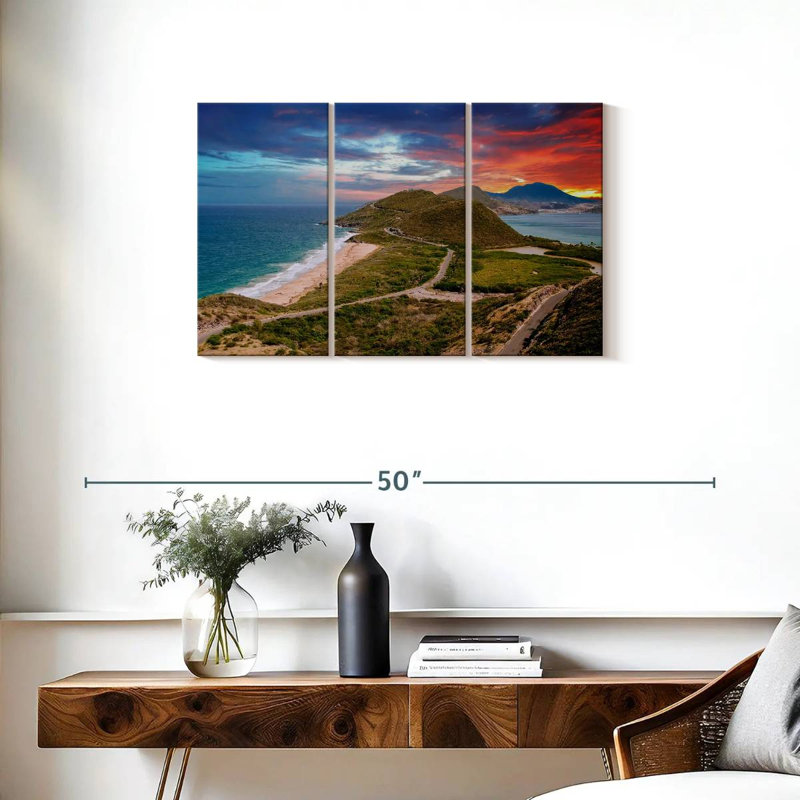 Rorry St. Kitts Landscape, 20" H x 33" W
