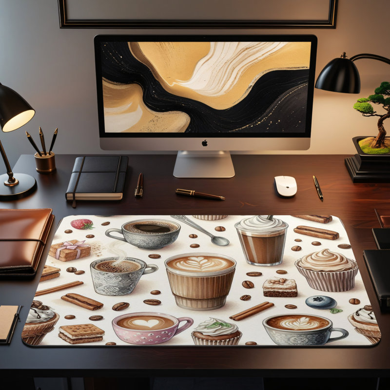 Polyester Desk Pad, 31.5x15.5