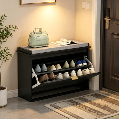 Elegant Hall Shoe Cabinet,Storage Bench,Shoe Bench