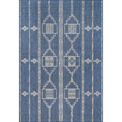 Tapis bleu / crème Southwestern