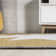 Savoy Moroccan Machine Woven Polypropylene Area Rug in Yellow/Cream
