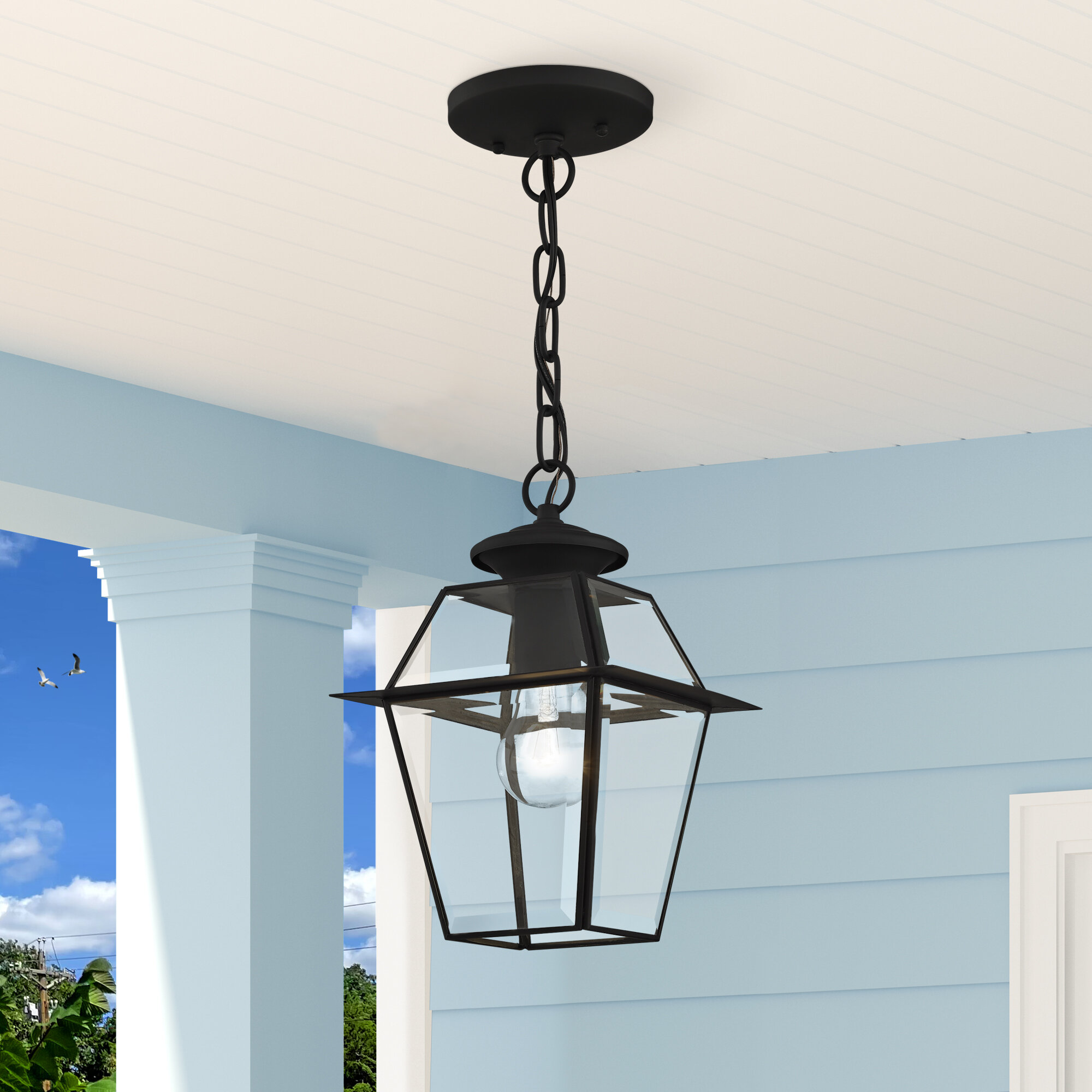 NEWWORLDDECOR Jasper Mini 6 Outdoor Hanging Lantern & Reviews