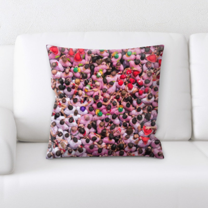 Microsuede Throw Pillow