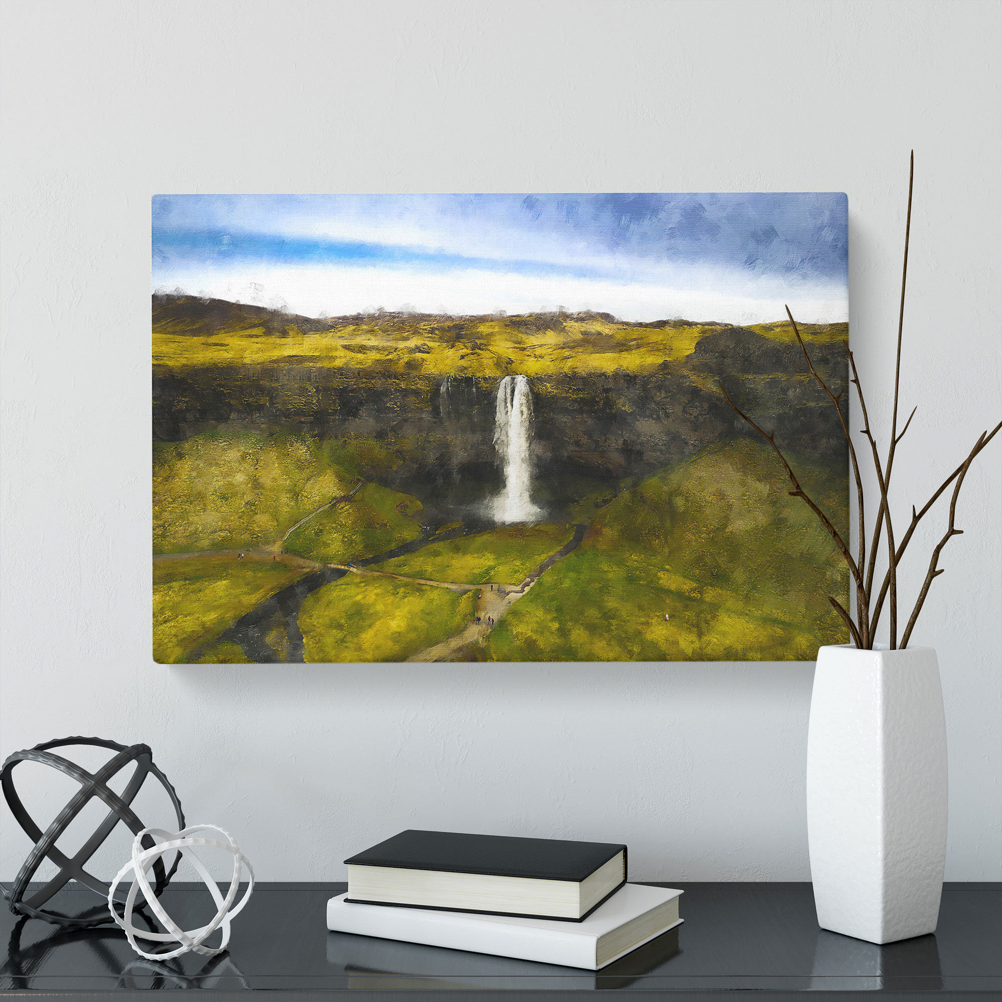 East Urban Home Seljalandsfoss Waterfall in Iceland Vol.1 - Wrapped ...