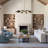  Lakendria 8 - Light Dimmable Wagon Wheel Shaded Chandelier