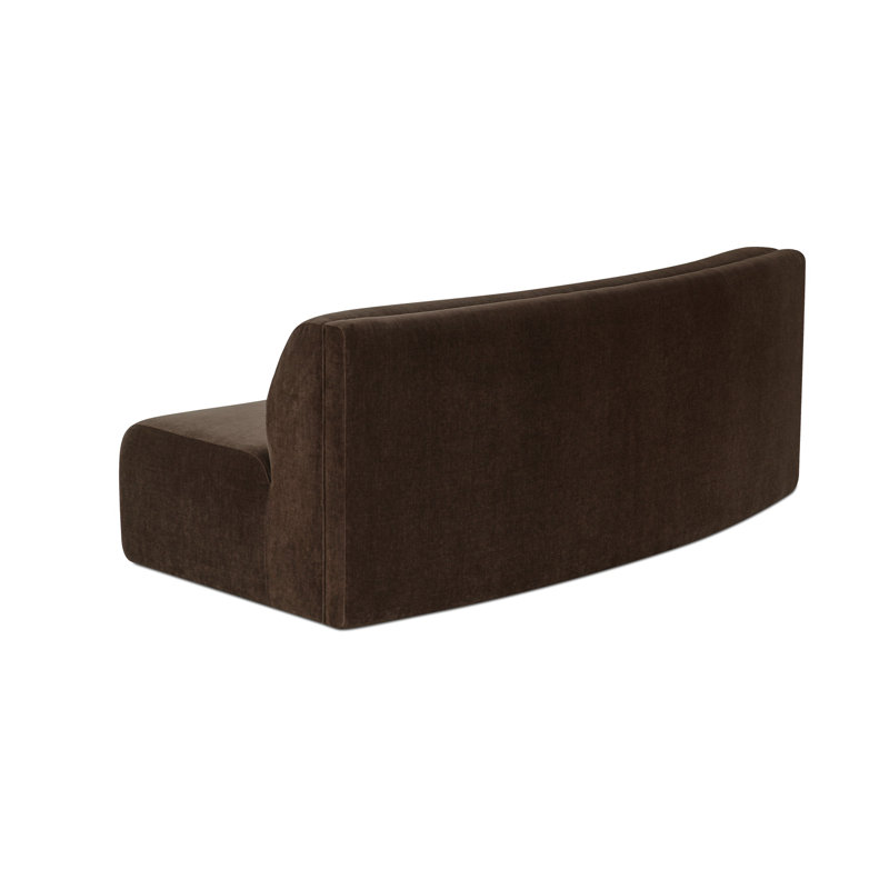 Naomi Concave Sofa Golden Yellow, Brown
