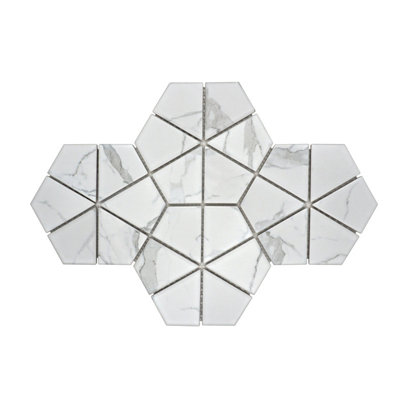 3" x 3" Porcelain Novelty Mosaic Wall & Floor Tile