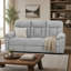 Canapé inclinable double en chenille pour un confort optimal dans le salon-595740280
