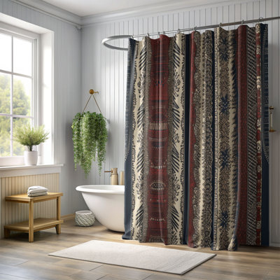 Rideaux de douche Boho
