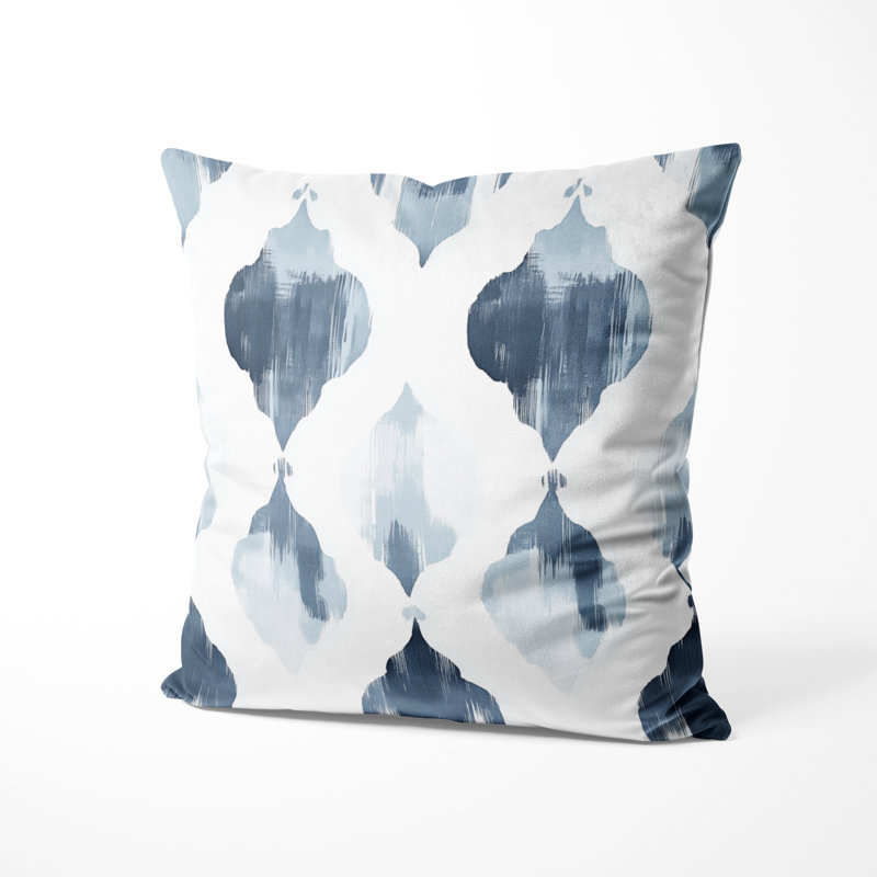 Coussin Modern - coussin scandinave gris et blanc, H 18 po x l 18 po