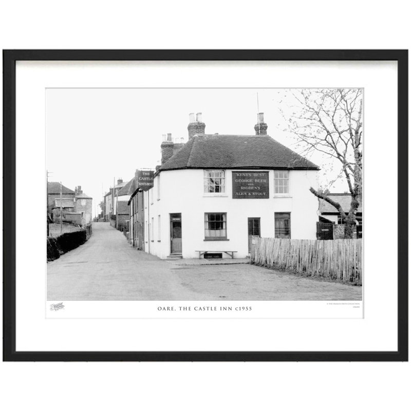 Oare, The Castle Inn C1955 by Francis Frith - Single Picture Frame Print, 28cm H x 36cm W x 2.3cm D