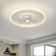 Karlena 20'' Modern Flush Mount Ceiling Fan with Lights and Remote Control