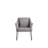 Adore Decor Odile 27''W Accent Chair with Padded Seat Cushion and Metal Leg Base,Gray-26127404