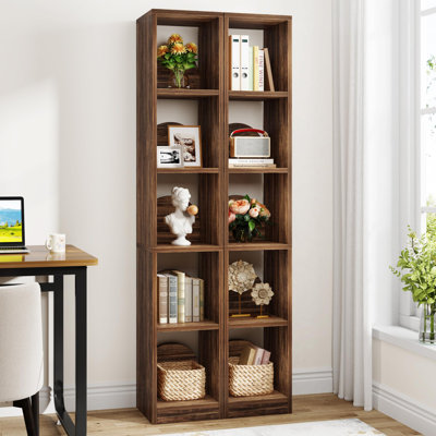 Narrow Bookcase Set of 2