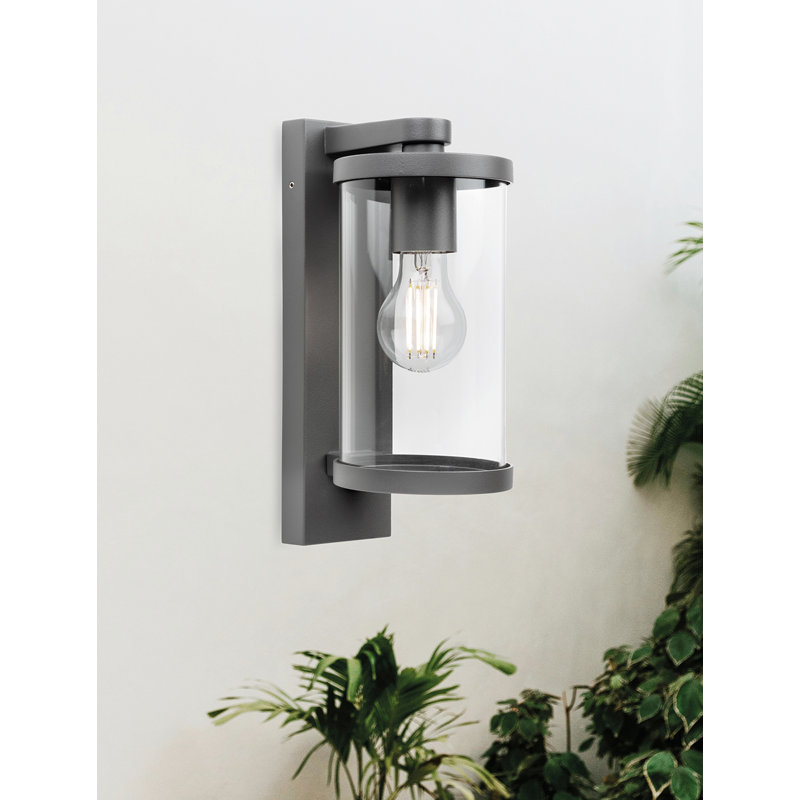 Graphite 29cm H Outdoor Sconce