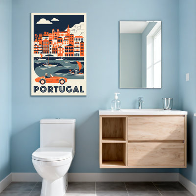 Paysages urbains et urbains avec bateaux et voiture
