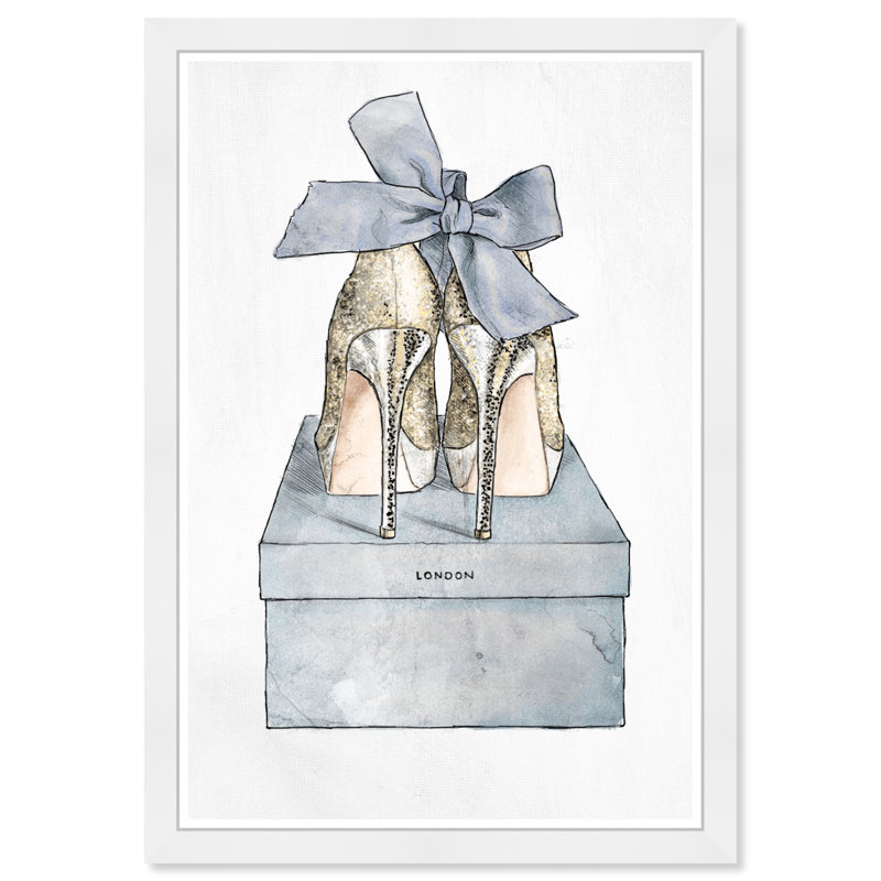 Bleu romantique paire - cadre photo, impression sur papier