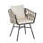 Discover Unmatched Flexibility In Alfresco Dining With Six Creatively Arranged Chairs Made Of Polyester Woven Tape And A Table That Expands From 62.9 To 82.6 Inches To Suit Any Occasion.