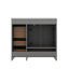 Armoire de salle de bain 72 po de style Shaker avec lavabo en céramique, tiroirs à fermeture en douceur et portes à fermeture en douceur-361813198
