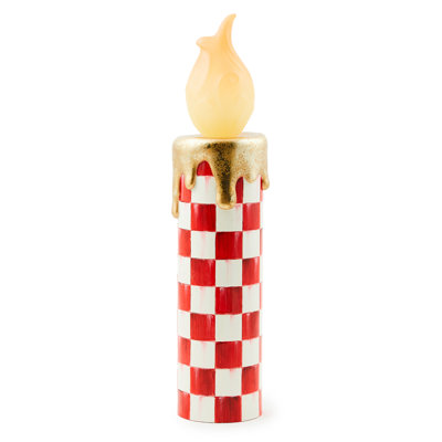Cozy Christmas Illuminated Check Melting Candle