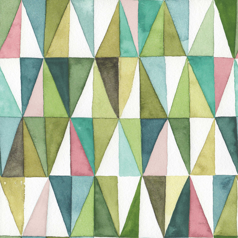 Mélange de verts, étape 18B, H 12 po x l 12 po x P 1,25 po