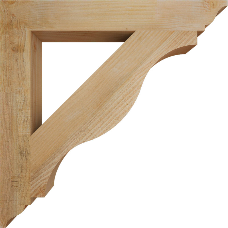 Support traditionnel Funston, H 30 po x l 4 po x P 30 po, Douglas, Scié brut