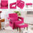 Aidenjohn Upholstered Armchair with Ottoman-1540155423